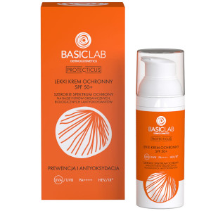BasicLab PROTECTICUS Lekki Krem Ochronny SPF50+ - 50 ml