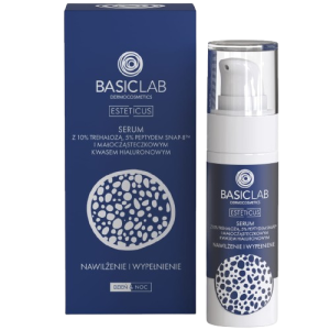 BasicLab ESTETICUS Serum z Trehalozą 10% i Peptydem 5% Nawilżenie i Wypełnienie- 30 ml