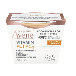 AVENE Vitamin Activ Cg Krem intensywnie rozjaśniający przebarwienia eco – refill - 50ml [Data ważności: 31.08.2026]