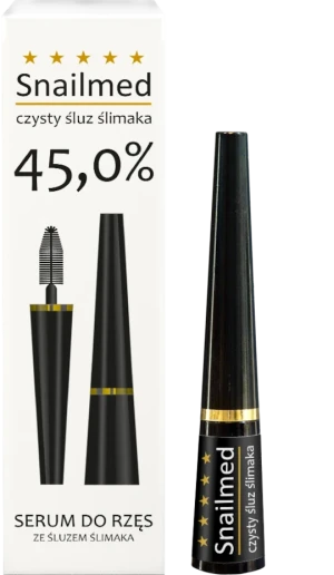 SNAILMED Serum Odżywcze Do Rzęs Ze Śluzem Ślimaka Na Dzień / Na Noc - 4 ml