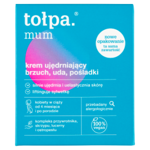 TOŁPA Mum Krem Ujędrniający Brzuch, Uda, Pośladki - 250 ml