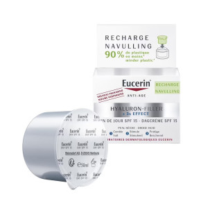 Eucerin Hyaluron-Filler 3x Effect krem do twarzy na dzień do cery suchej SPF15 Refill 50ml