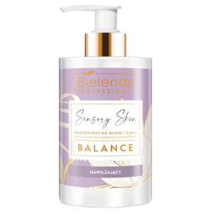 BIELENDA PROFESSIONAL Sensory Skin nawilżający koncentrat do dłoni i ciała Balance - 300ml