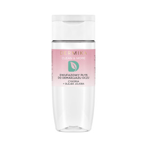 Dermika Clean & More dwufazowy płyn do demakijażu oczu Cykoria & Olejek Jajoba 125ml