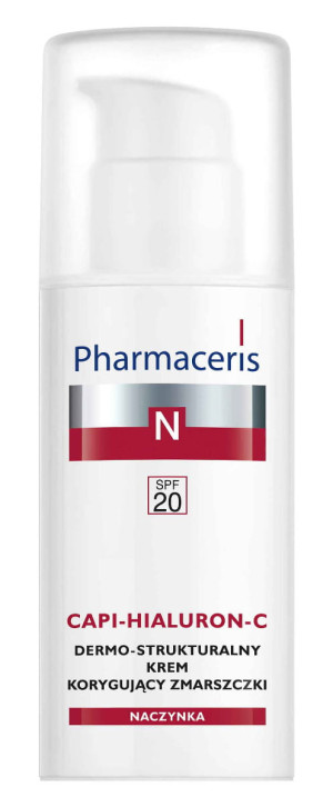 PHARMACERIS N CAPI-HIALURON-C Dermo-Strukturalny Krem Korygujący Zmarszczki SPF20 - 50 ml