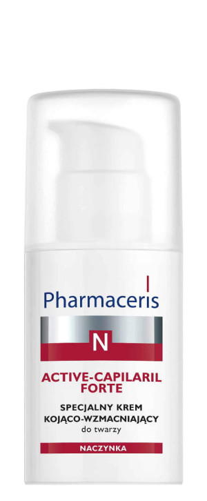 PHARMACERIS N ACTIVE-CAPILARIL Specjalny Krem Kojąco-Wzmacniający Do Twarzy - 30 ml