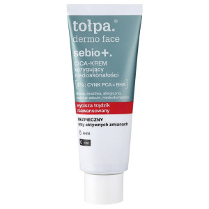 TOŁPA Dermo Face Sebio+ korygujący niedoskonałości cica-krem na noc - 40ml