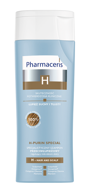 PHARMACERIS H Specjalistyczny Szampon Przeciwłupieżowy Regulujący Mikrobiom Skóry - 250 ml