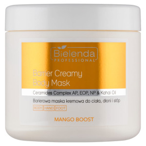 BIELENDA PROFESSIONAL Mango Boost barierowa maska kremowa do ciała dłoni i stóp - 600g