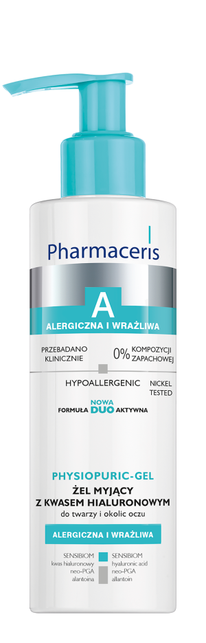 PHARMACERIS A PHYSIOPURIC-GEL Żel Z Kwasem Hialuronowym Do Twarzy - 190 ml