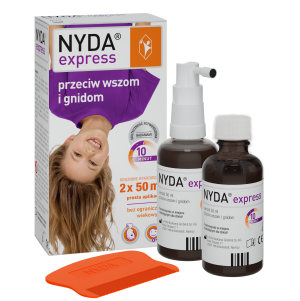 NYDA Express Przeciw Wszom i Gnidom – 2 x 50ml