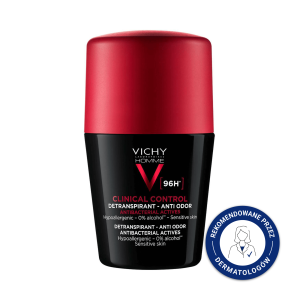 VICHY HOMME CLINICAL CONTROL [96h] Antyperspirant Dla Mężczyzn Przeciw Nadmiernemu Poceniu - 50ml