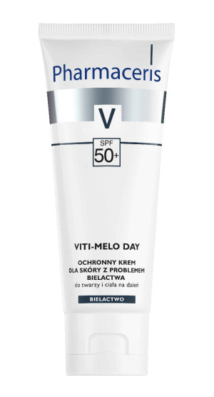 PHARMACERIS V VITI-MELO DAY Ochronny Krem Dla Skóry Z Problemem Bielactwa - 75 ml