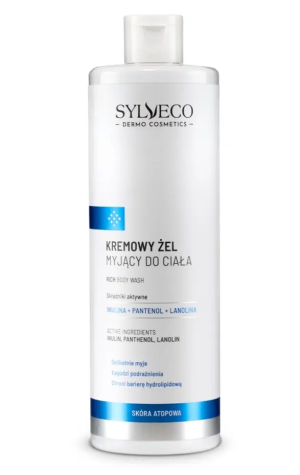SYLVECO DERMO Kremowy Żel Myjący Do Ciała - Skóra Atopowa - 400ml