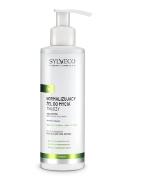 SYLVECO DERMO Normalizujący Żel Do Mycia Twarzy - Trądzik - 200ml