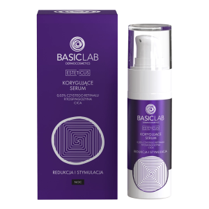 BASICLAB Dermocosmetics Korygujące Serum 0,05% czystego retinalu NOC - 30ml