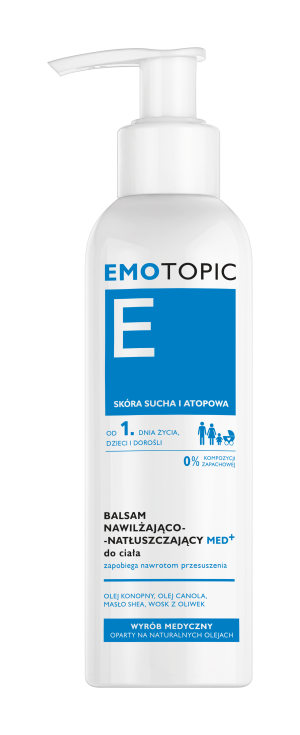 EMOTOPIC Balsam Nawilżająco-Natłuszczający Do Ciała skóra sucha i atopowa - 190 ml