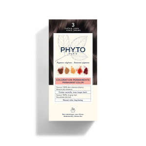 PHYTO Farba Do Włosów PHYTOCOLOR 3 Ciemny Kasztan