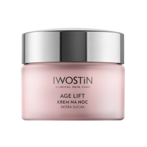 IWOSTIN AGE LIFT Przeciwzmarszczkowy Krem Na Noc (40+) Skóra Sucha - 50ml