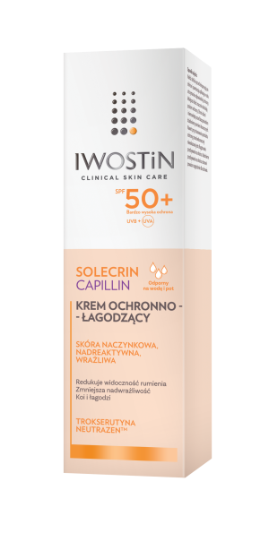 IWOSTIN SOLECRIN CAPILLIN Krem Ochronno-Łagodzący SPF50+ - 50ml