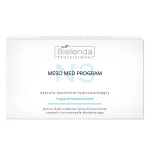 BIELENDA PROFESSIONAL Meso Med Aktywny Koncentrat Hydronawilżający - 10x3ml