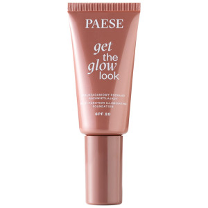 PAESE Get The Glow Look wielozadaniowy podkład rozświetlający 4W Medium Beige 30ml