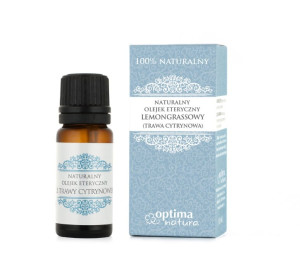 OPTIMA NATURA Naturalny olejek eteryczny Lemongrassowy 10ml + 10ml GRATIS