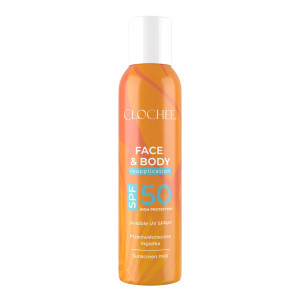 CLOCHEE Przeciwsłoneczna Mgiełka SPF 50 Do Ciała I Twarzy - 150ml