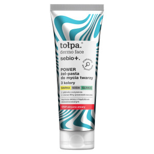 TOŁPA Dermo Face Sebio+ power żel-pasta do mycia twarzy 3 kolory - 100ml