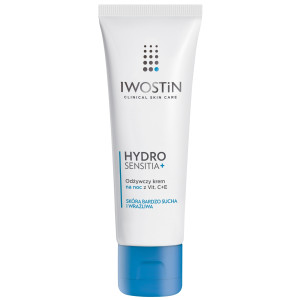 IWOSTIN HYDRO SENSITIA + Odżywczy Krem Na Noc Z Vit. C+E, Skóra Wrażliwa - 50ml