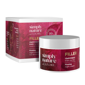 SIMPLY NATURE by Clochee FILLER Ujędrniający Krem Na Noc - 50ml