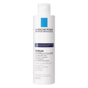 LA ROCHE-POSAY KERIUM Przeciwłupieżowy Szampon Żel z LHA o Działaniu Mikrozłuszczającym Łupież Tłusty - 200ml