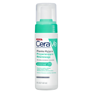 CERAVE Pianka Myjąca Przewracająca Równowagę Skórze dla skóry mieszanej - 148ml