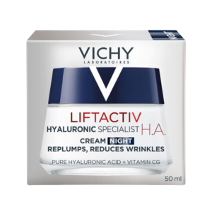 VICHY LIFTACTIV Przeciwzmarszczkowy Krem Ujędrniający Z Kwasem Hialuronowym Na Noc - 50ml