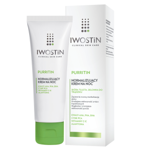 IWOSTIN PURRITIN Normalizujący Krem Redukujący Niedoskonałości – 40ml