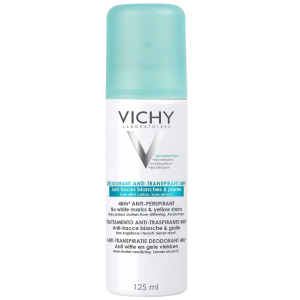 VICHY DEODORANT DERMO-TOLERANCE [48h] Antyperspirant W Sprayu Przeciw Śladom - 125ml
