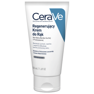 CERAVE Regenerujący Krem Do Rąk Z Ceramidami Dla Skóry Suchej I Bardzo Suchej - 50ml