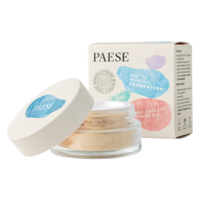 PAESE Minerals matujący podkład mineralny 104W Honey 7g