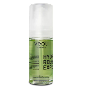 VEOLI BOTANICA Hydra Relief Expert nawadniająco-wyciszające multi-molekularne serum do twarzy z kompleksem kwasów hialuronowych 15% ekstraktem z wąkro