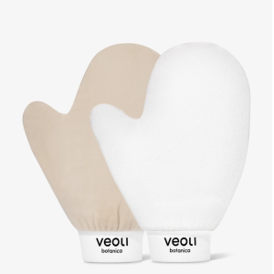VEOLI BOTANICA Zestaw rękawic do ciała I Glove Peel & Tan 2 szt.