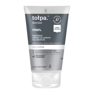 TOŁPA DERMO MEN sensitive łagodzący balsam po goleniu bez alkoholu - 100ml