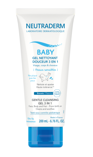 NEUTRADERM Baby Łagodny Żel Myjący 3 w 1 - 200ml