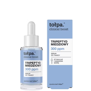 TOŁPA CLINICAL BOOST Tripeptyd Miedziowy 300ppm serum do twarzy - 30ml