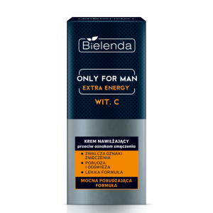 BIELENDA Only For Man Extra Energy nawilżający krem przeciw oznakom zmęczenia - 50ml