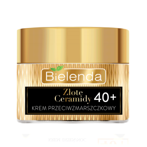 BIELENDA Złote Ceramidy nawilżająco-ujędrniający krem przeciwzmarszczkowy 40+ na dzień i noc - 50ml