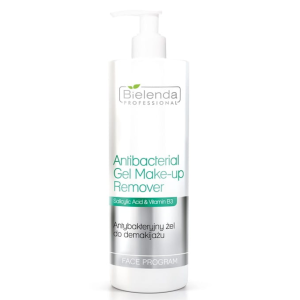 BIELENDA PROFESSIONAL Antibacterial Gel Make-Up Remover antybakteryjny żel do demakijażu twarzy - 500g