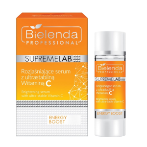 BIELENDA PROFESSIONAL SupremeLab Energy Boost Rozjaśniające Serum z ultrastabilną witaminą C - 15ml