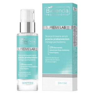 BIELENDA PROFESSIONAL SupremeLab Skoncentrowane Serum Przeciw Przebarwieniom różnego pochodzenia - 30ml