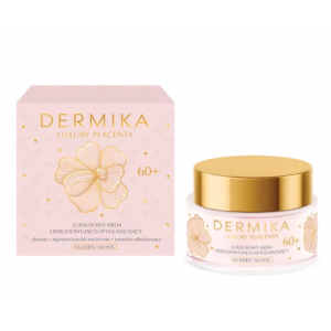 DERMIKA Luxury Placenta 60+ luksusowy Krem Odbudowująco-Wygładzający na dzień i noc - 50ml