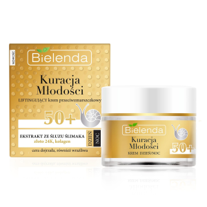 BIELENDA Kuracja Młodości Liftingujący Krem Przeciwzmarszczkowy 50+ dzień/noc - 50ml